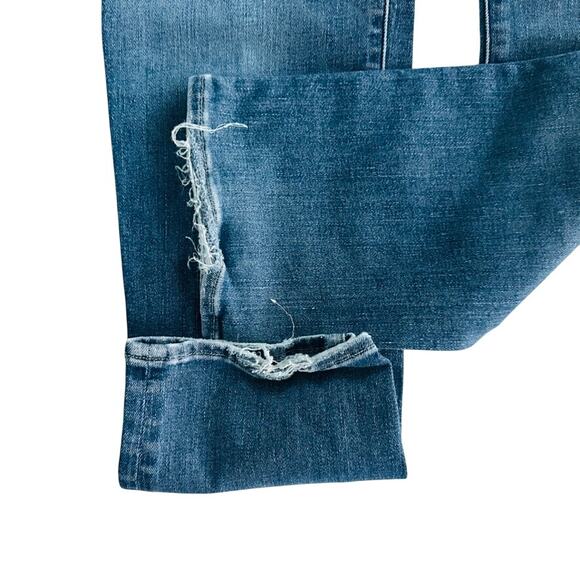 7FAMK Mens Luxe Sport Adrien Straight Fit Jeans Size 33 Medium Blue - Picture 6 of 10